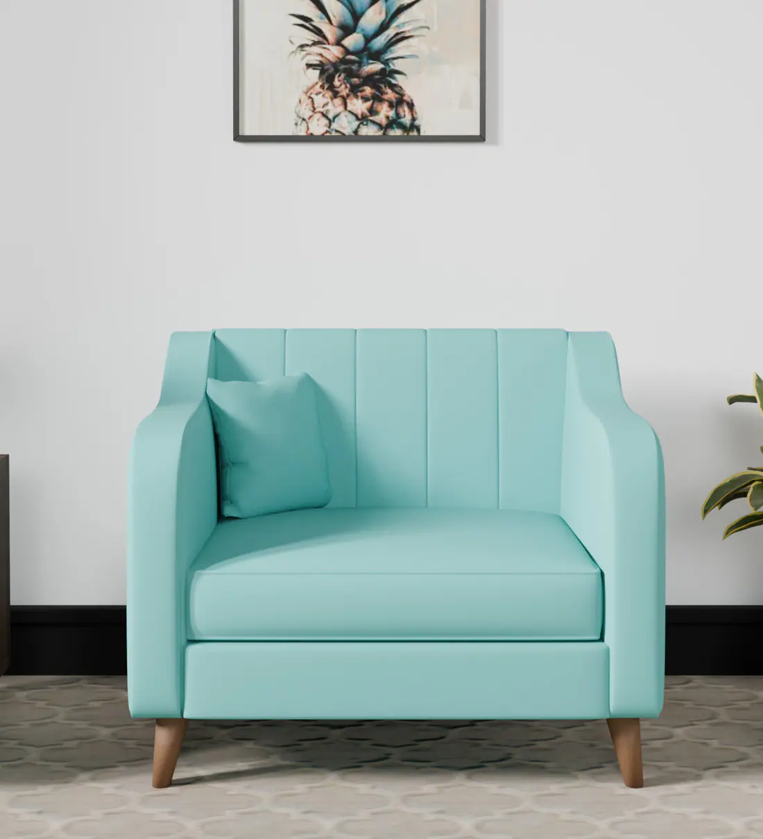 Stella sofa in Aqua colour